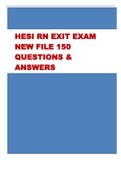 HESI RN EXIT EXAM NEW-2022