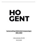 Samenvatting Elektriciteit toepassingen (sem1)