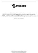 HESI RN EXIT EXAM V2 2022 Actual EXAM Screenshots(INET)-100 Actual Proctored EXAM compressed compressed