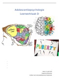 Verslag adolescentiepsychologie -> bevat de sociale omgeving inclusief Bronfenbrenner-model, de cognitieve en morele ontwikkeling en het Heinz-dilemma. Afgerond met een 9,0. 