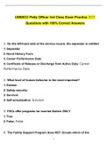 USNSCC Petty Officer 3rd Class Exam Practice 2023 Questions with 100% Correct Answers