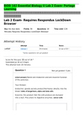 BIOD 102 Essential Biology II Lab 2 Exam- Portage Learning.docx  Questions with 100% Correct Answers UPDATED 2022