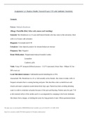 Makayla Henderson UTI with Antibiotic Sensitivity Shadow Health (ALL TABS) plus DCE (Rated 81.6%) LATEST 2024 | 100%GUARANTEED