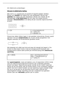 Samenvatting natuurkunde H5, 10 en 11