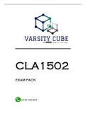 CLA1502 EXAM PACK 2023