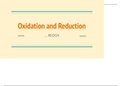 NCEA Level 3 Chemistry - Oxidation-Reduction Reactions 3.7 (package)