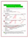 NURS-6521N-32 Advanced Pharmacology.2019 EXAM