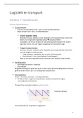 Samenvatting Logistiek en transport