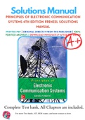 Principles of Electronic Communication Systems 4th Edition Frenzel Solutions Manual