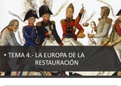 Todo lo que necesitas saber sobre La Restauración de Europa