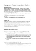 Summary  Unit 3 - Physical Systems and Sustainability  (EQ3)