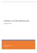 Sammenvatting Product- en dienstinnovatie