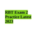 RBT Exam 2 Practice Latest 2023