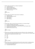 BIOL MISC Intro to Biology EXAM WITH COMPLETE SOLUTINS QUESTIONS AND ANSWERS