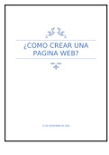 como hacer una pagina web