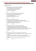 Pharm master test bank,100% CORRECT 1. Nurse practitioner prescriptive authority is regulated by: A. The National Council of State Boards of Nursing B. The U.S. Drug Enforcement Administration C. The State Board of Nursing for each state D. The State Boar