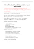 Exam AZ-303: Microsoft Azure Architect Technologies