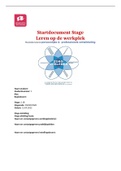 Start document HR 2e leerjaar stage