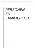 Complete samenvatting personen-familierecht