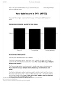 PALS Precourse Self-Assessment Your total score is 94% (49/52)