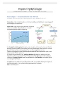 Inspanningsfysiologie  samenvatting colleges (Bewegingswetenschappen) 