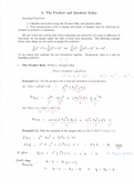 Section 5 notes - Product and Quotient Rules