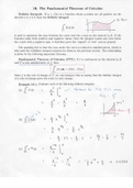 Section 18 notes - The Fundamental Theorem of Calculus