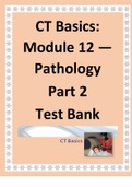 CT BASICS MODULES 1 to 12 TEST BANK (ASRT - CT BASICS MODULES 1 to 12 TEST BANK/ANSWERS)