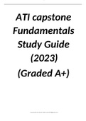 ATI capstone Fundamentals Study Guide (2023) (Graded A+)