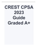 CREST CPSA 2023 Guide Graded A+