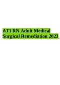 ATI RN Adult Medical Surgical Remediation Updated 2023.