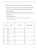 For this discussion, create an initial post that answers all of the following questions: a.	Create a data set of 30 values that you feel could represent a group of student final exam scores. You will invent these values. Be sure that your data set is uniq