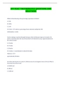 ATI TEAS 7 MATHS EXAM LATEST 2022-2023 TESTBANK QUESTIONS AND SOLUTIONS 