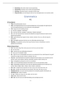 Grammatica hoofdstuk 1 t/m 6 (Nederlands op Niveau vwo 3)