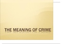 TTU CRIM 4325 The Meaning of Crime Lecture Slides