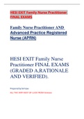 HESI EXIT Family Nurse Practitioner FINAL EXAMS.2023