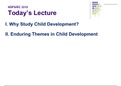 TTU HDFS 3312 Part 1 Study of Child Development Lecture Slides