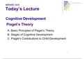 TTU HDFS 3312 Cognitive Development Lecture Slides