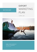 Export Marketing plan