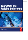 Fabrication and Welding Engineering