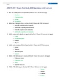 NURSING 6501 ATI TEAS 7 Exam Test Bank 300 Science Questions with Answers. Course NURSING 6501 Institution Liberty University ATI TEAS 7 TEST BANK 350 QUESTIONS AND ANSWERS 2022 How are carbohydrates used by the body? Choose ALL answers that apply. • stru