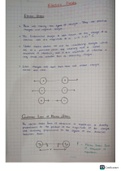 Electric Fields Summary note