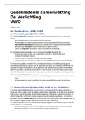 Geschiedenis Samenvatting De Verlichting CE - SE