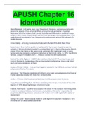 APUSH Chapter 16  Identifications