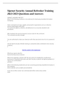 Siprnet Security Annual Refresher Training JKO 2023 Questions and Answers