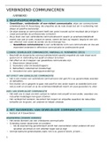 Samenvatting verpleegkundige communicatie 2: verbindende communicatie - Verbeken 