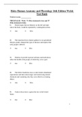 Complete Test Bank Holes Human Anatomy and Physiology 16th Edition Welsh Questions & Answers with rationales (Chapter 1-24)