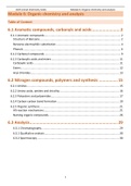 OCR A level Chemistry Module 6 - Organic chemistry and analysis notes (A* achieved)