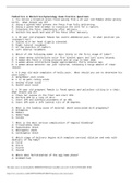 FISDAP OBGYN / Pediatrics & Obstetrics/Gynecology Exam Practice Questions with Answers (Latest version, Answer key on the last page)