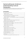 Samenvatting Understanding Cultural Geography (3e druk), ISBN: 9781000368208  Culturele en politieke geografie